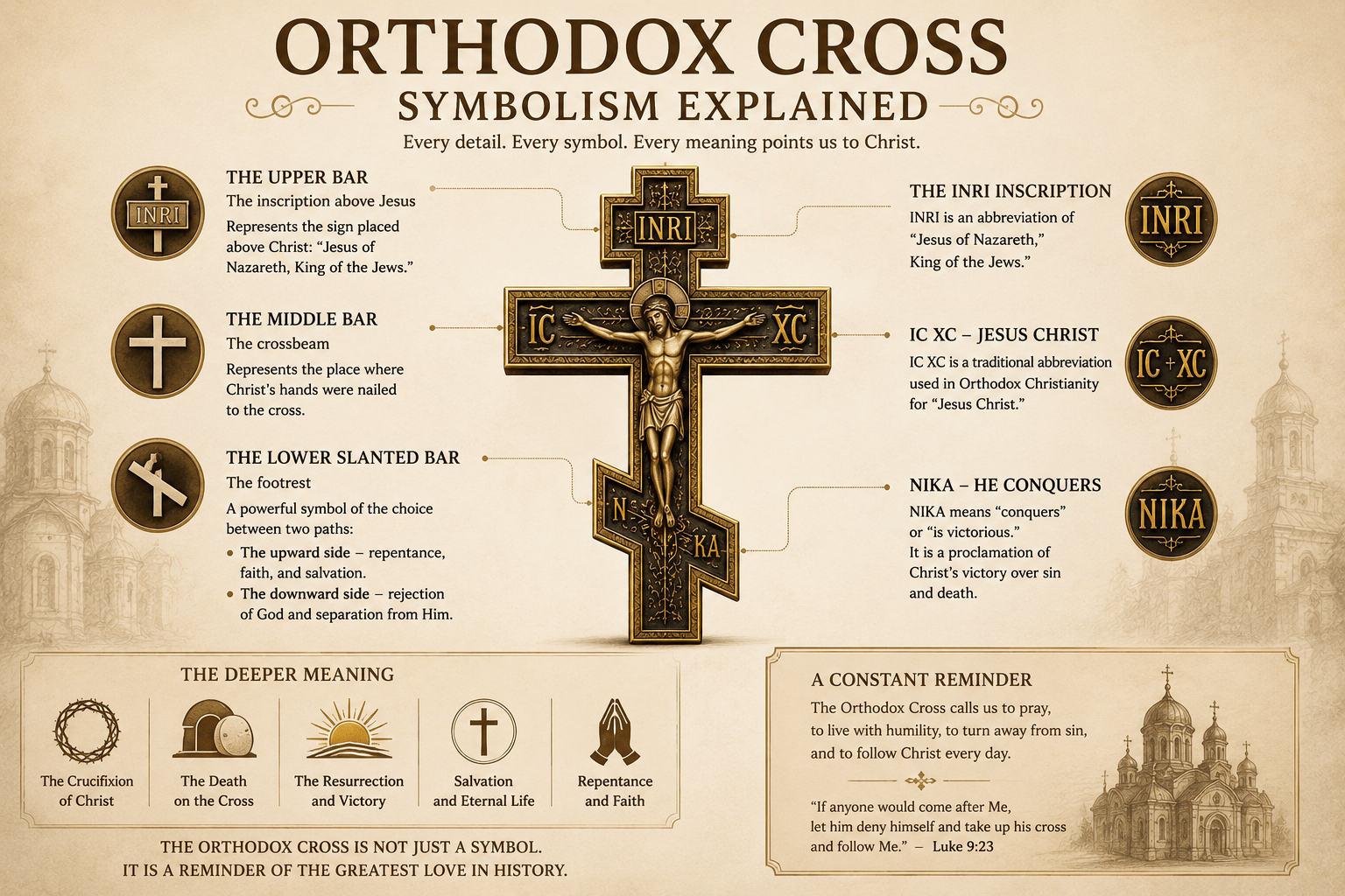 Orthodox Cross Symbolism Explained - Mercy Fold