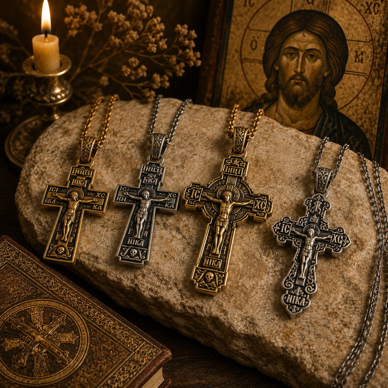 Orthodox Cross Pendants