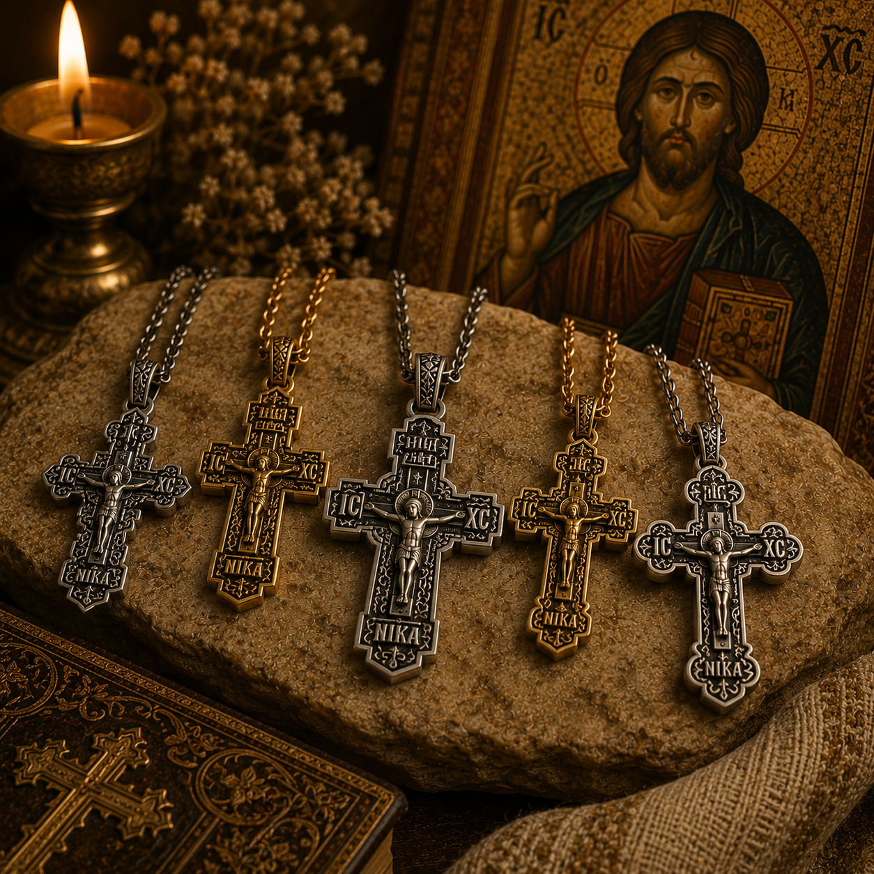 Orthodox Cross Necklaces
