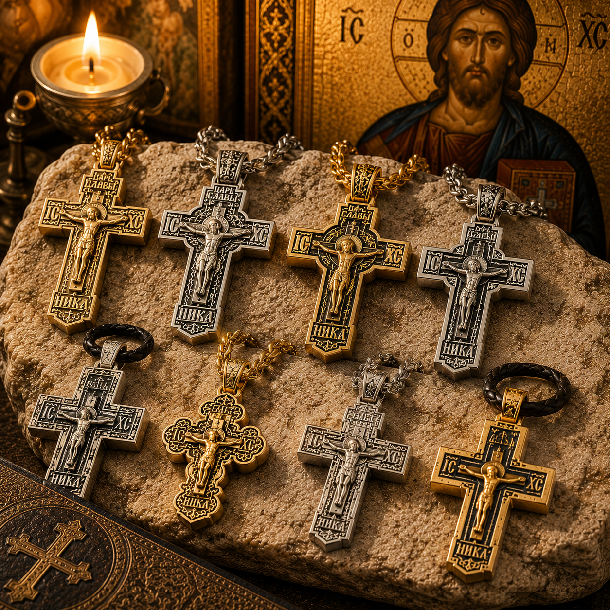 Men's Orthodox Crosses