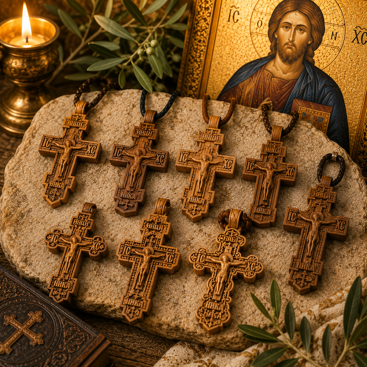 Wooden Orthodox Crosses