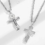 925 Sterling Silver Orthodox Crosses (Silver & Gold)