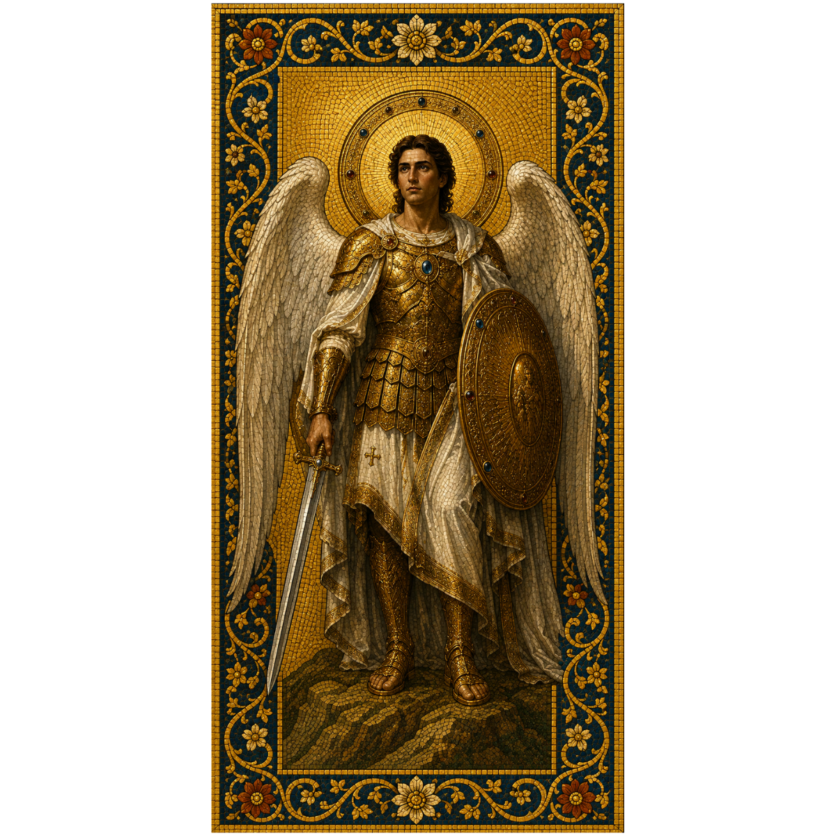 Orthodox Christian Bookmark Saint Michael the Archangel