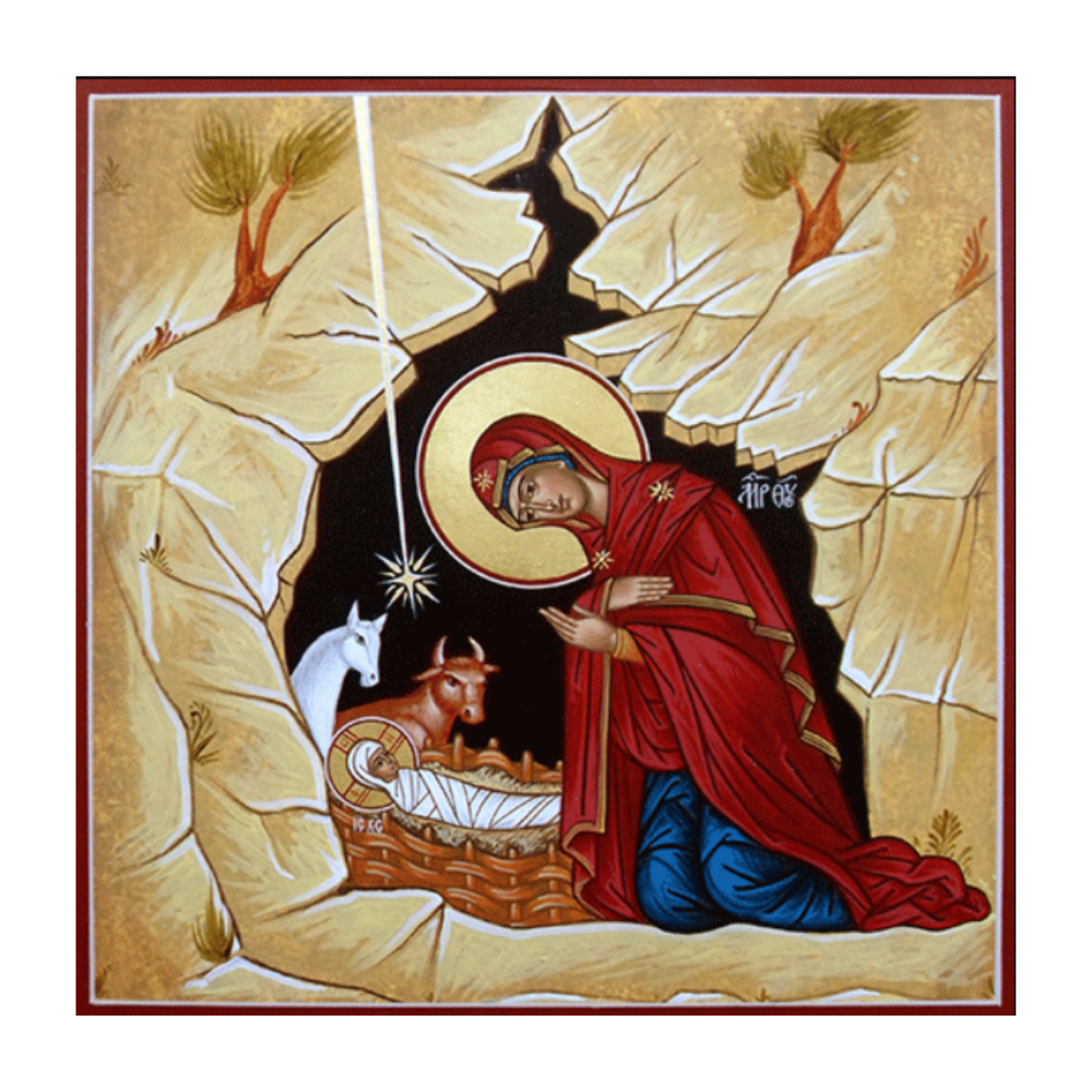 The Nativity, large icon, square (Garrett)