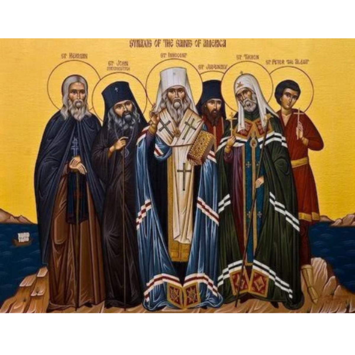 Icon of the Synaxis of the Saints of America