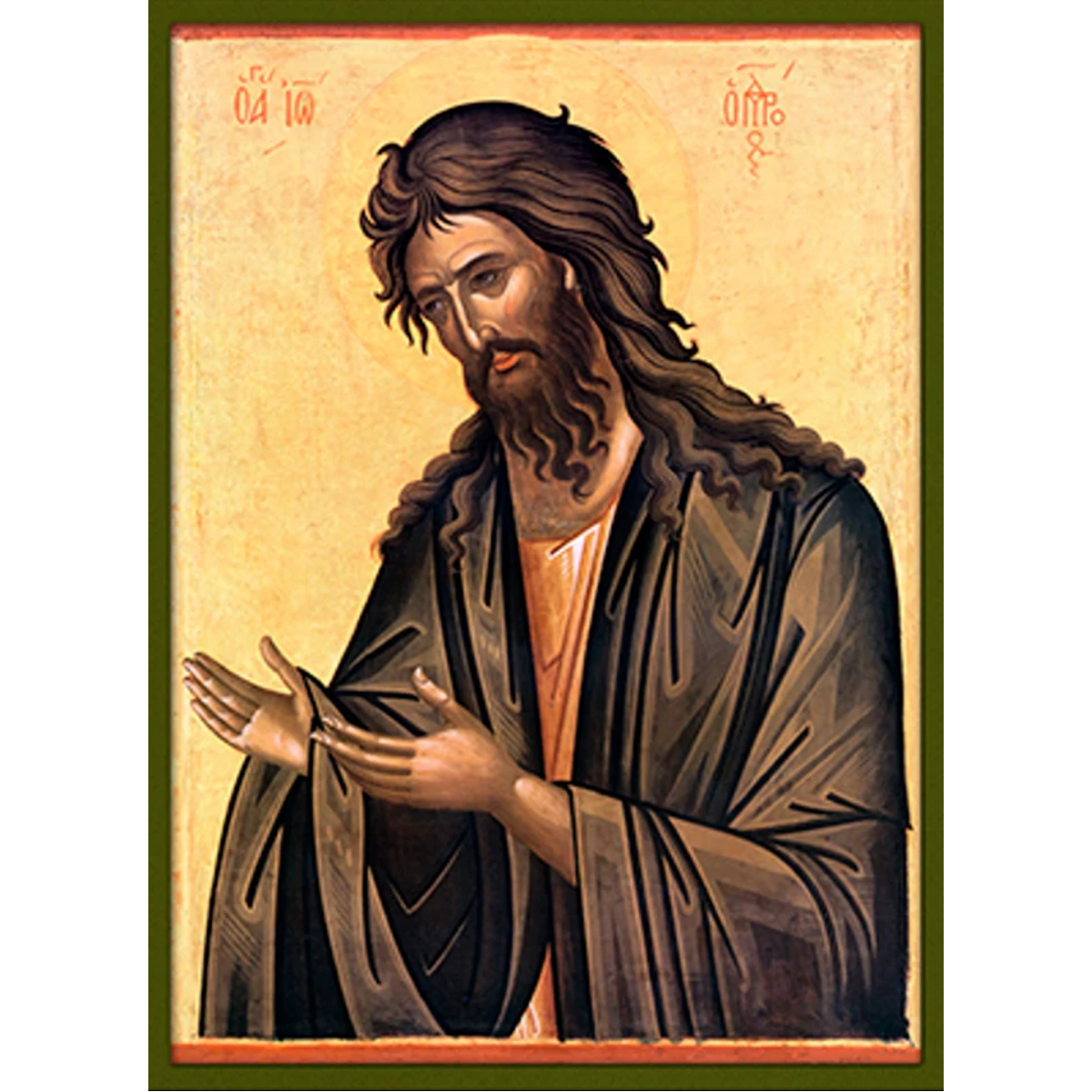 St. John the Baptist 5 (Greek) Made-To-Order Icon