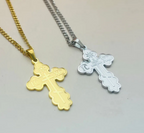 Orthodox Cross Stainless Steel Necklace (Chain Included)