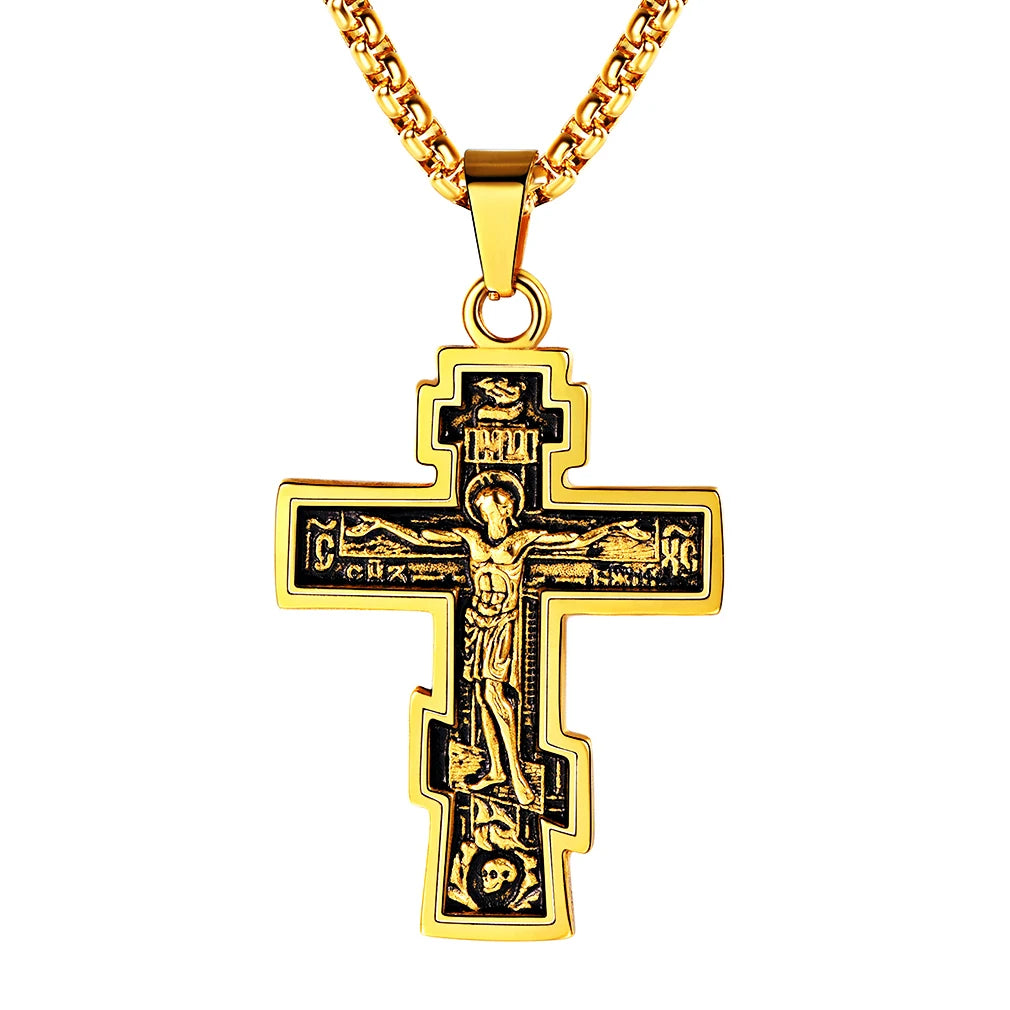 Orthodox Crucifix Necklaces