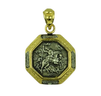 Saint George Horseback Silver Pendant