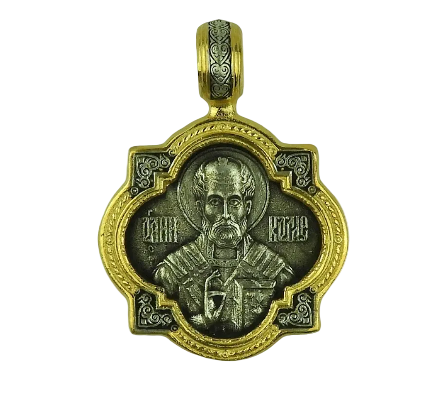 Saint Nicholas Silver Pendant Main image