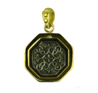 Saint George Horseback Silver Pendant