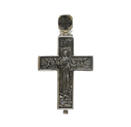 Silver Cross with Virgin Mary Holy Skepe