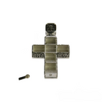 Silver Cross with Virgin Mary Holy Skepe