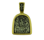 Silver Pendant Holy Trinity - Hospitality of Abraham