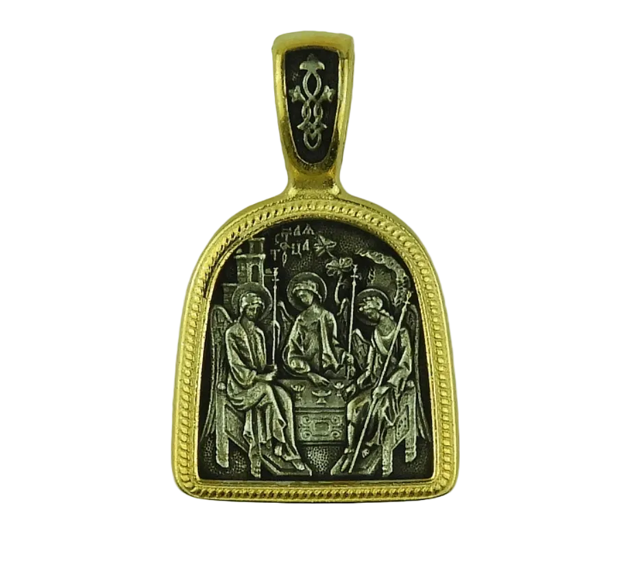 Silver Pendant Holy Trinity - Hospitality of Abraham
