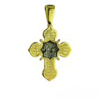 Silver Cross with Jesus and Theotokos of Kazan
