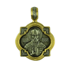 Saint Nicholas Silver Pendant