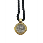 Pendant Icon of the Hospitality of Abraham (on Wrapped Cord)