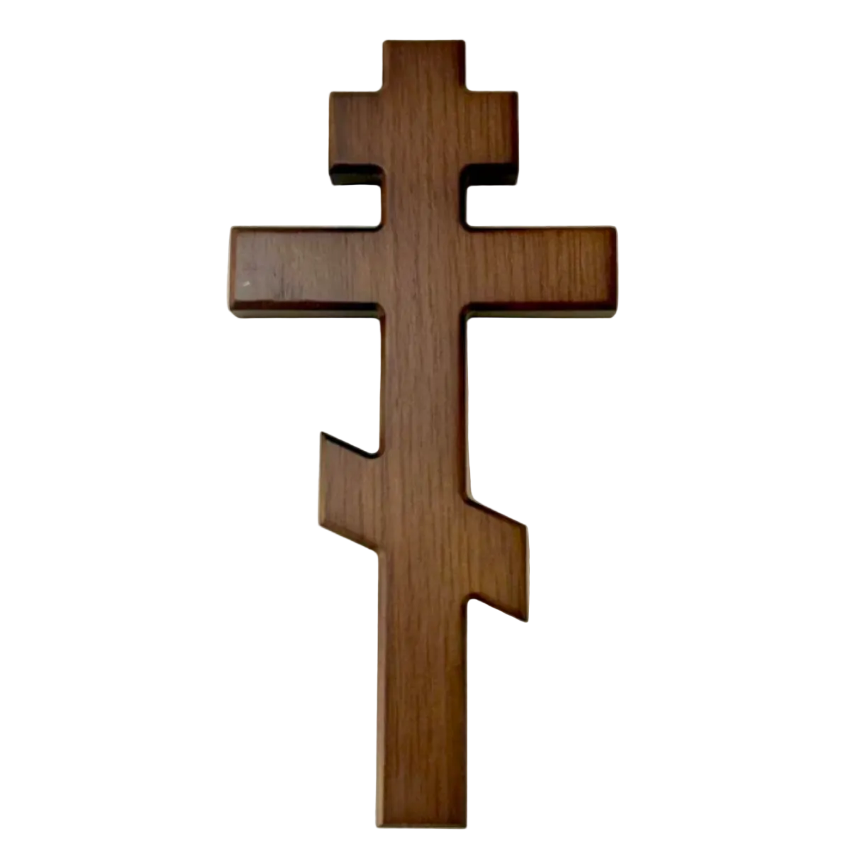 Solid Wooden Oak Orthodox Wall Cross Main image