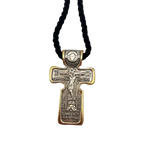 Pendant Cross 11 (on Wrapped Cord)
