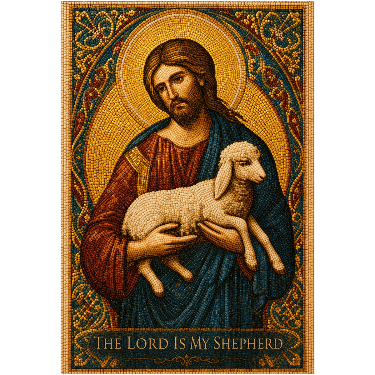 Jesus the Good Shepherd Greeting Card