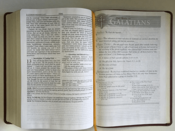 Orthodox Study Bible (Leather-Soft & Hardcover Editions) - Mercy Fold