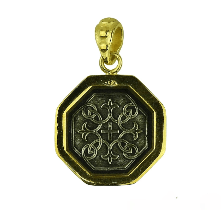 Saint George Horseback Silver Pendant - Mercy Fold